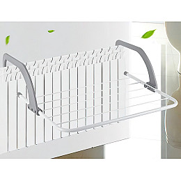 Сушарка для одягу Fold Clothes Shelf Сірий (hub_3jpsin)