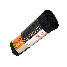 Мешки для мусора Safe Pro 120 л полиэтилен 10 шт/рул Черный (78445)