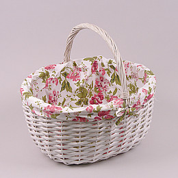 Кошик з тканиною Flora 5160