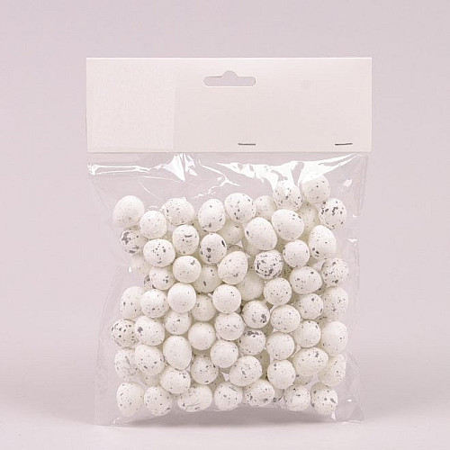Яйця декоративні для пасхальних композицій 1.5х1.8 см. (100 шт.) Flora 44117