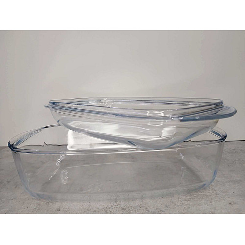 Гусятница 6,5 л прямоугольная с крышкой Pyrex 466A000