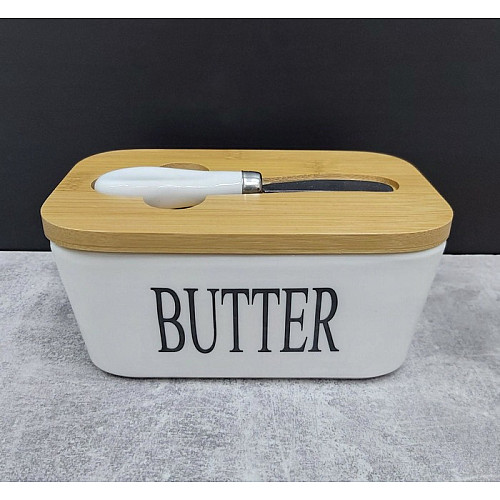 Масленка c ножом "Butter" OLens 0480/O8030-144