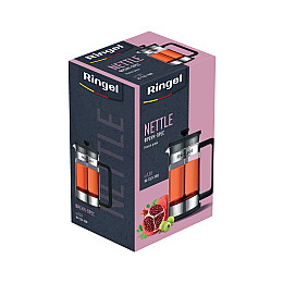 Френч-пресс Ringel Nettle 1.0L Черный/стальной (6710036)