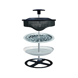 Френч-пресс Ringel Rosemary 0.6L Черный/прозрачный (6710032)