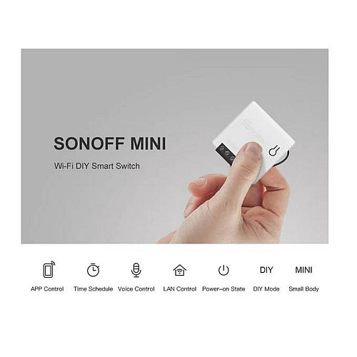 Беспроводное wi fi реле (Выключатель) sonoff mini - 801860