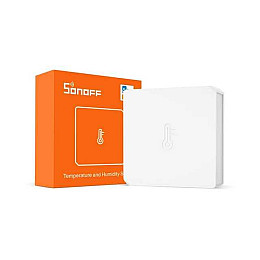 Умный zigbee термометр гигрометр комнатный с датчиком температуры и влажности белый Sonoff - 901874