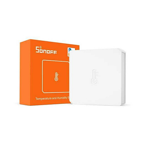 Умный zigbee термометр гигрометр комнатный с датчиком температуры и влажности белый Sonoff - 901874