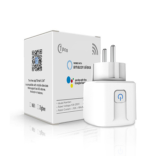 Умная розетка Tuya Smart WiFi Head 20А 80286320