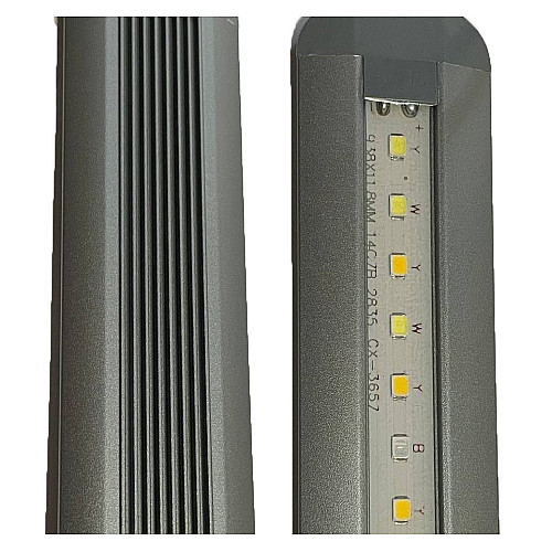 LED-светильник для аквариума Jiyin Blade LED 21,6 Вт 96 см 7960k Серый (n-1892)
