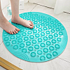 Круглый нескользящий коврик UKC Massage foot rad для душа Мятный