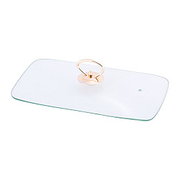 Марміт керамічний Kamille 1.3л зі скляною кришкою KM 6416