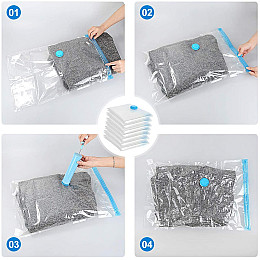 Вакуумні пакети Mine для зберігання одягу з насосом 40х60 і 60х80см набір 20 шт (hub_bixqtt)