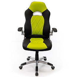 Крісло гральне Аклас Форсаж-8 PL TILT Лаймове (10922)