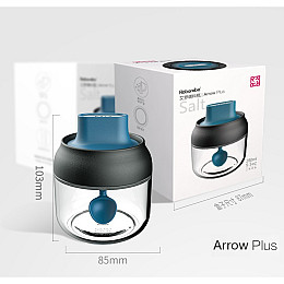 Банка с крышкой UKC для хранения специй 280 мл