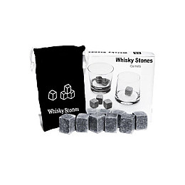 Камни для виски Supretto 9 шт Серые