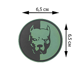 Патч-шевроны Brettani из ПВХ на липучке 