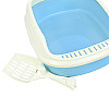 Туалет для кошек с лопаткой Taotaopets 226611 Blue 40х29х13,5 см домашних животных