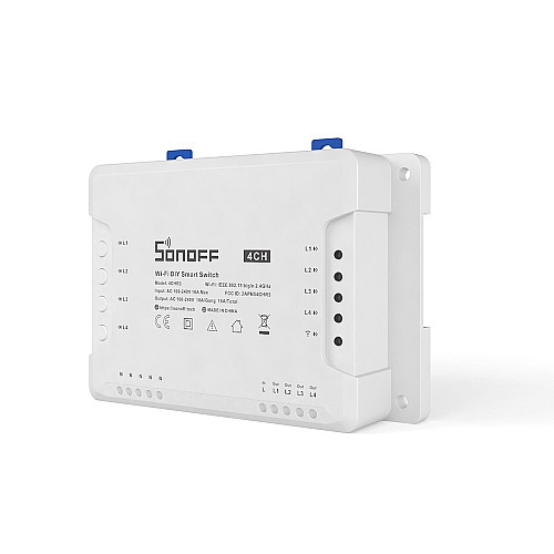 Wi-Fi реле Sonoff 4CH R3 4 канала Белый