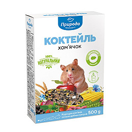 Полноценный корм для хомяков Природа Коктейль Хомячок 500 г (PR740046)