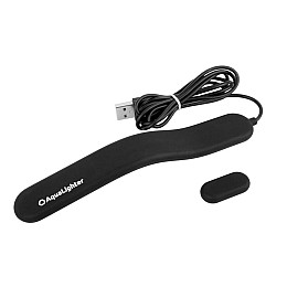 Світлодіодний світильник AquaLighter Pico Soft для квадратного акваріума до 10л, круглого - до 30л, 6500К, Чорний.