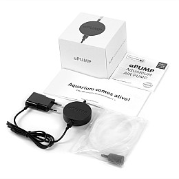 Безшумний акваріумний компресор aPUMP До 100 л Чорний