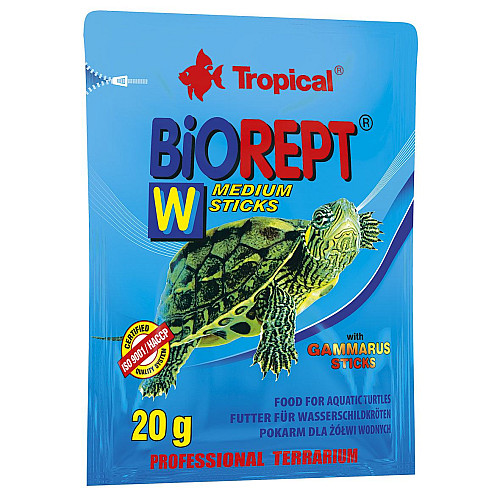 Корм Tropical Biorept W для земноводных и водных черепах 67 мл/20 г (5900469113417)