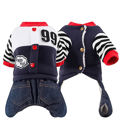 Костюм для собак Hawoo "99" Navy Blue M