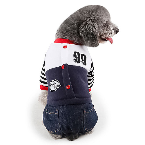 Костюм для собак Hawoo "99" Navy Blue M