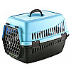 Переноска для животных Plast 50х35х35 см Черно-синий (MR12357)