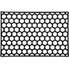 Резиновый коврик Plast Сота HARD 90х60 см Черный (SK000150)