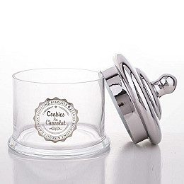 Емкость стеклянная с крышкой Flora 34222 16х13 см Прозрачный (SK000182)