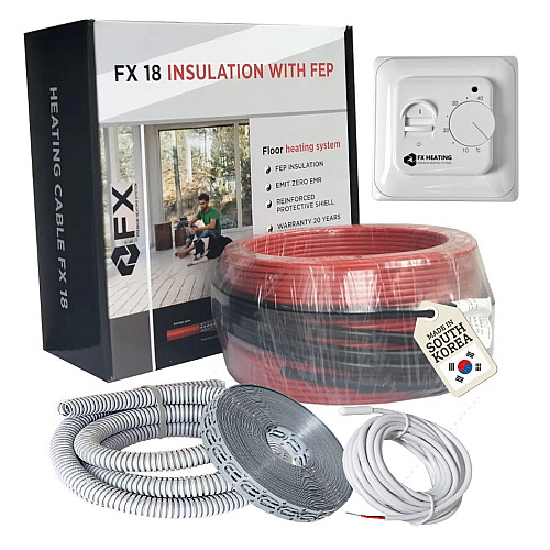 Комплект теплый пол электрический 1-1,2м2(10мп) 180 ват Felix FX18 Premium