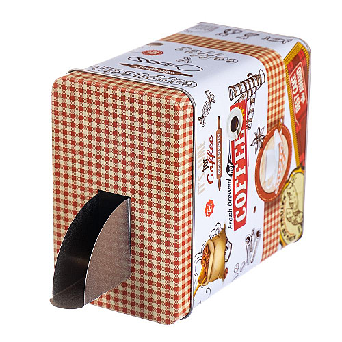 Коробка для хранения с дозатором Elso Coffee 8х14х12 см Разноцветный (SK000298)