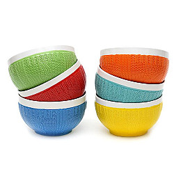 Піала Bon Джамбо В'язаний орнамент 575-110 (яскраві фарби) 900мл, 6 видів, 6 шт (SK000609)