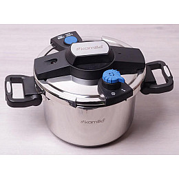 Скороварка Kamille 6л з нержавіючої сталі Ø22 KM-5830 (SK000781)