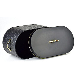 Хлебница металлическая Flora Sandy Black (35593) (SK000933)