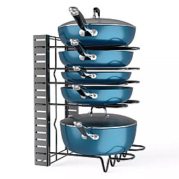 Металлическая регулируемая подставка Urbankit органайзер для крышек