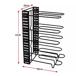 Металлическая регулируемая подставка Urbankit органайзер для крышек