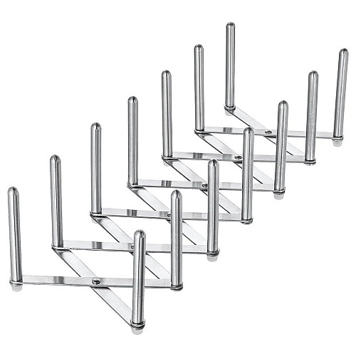 Підставка органайзер для кришок кастрюль IKEA VARIERA 701.548.00 14.5х10х8.5-50 см Хром