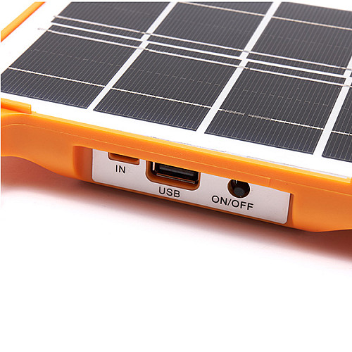 Портативна сонячна панель зі світлодіодним ліхтариком OEING USB-акумулятор PSPF1