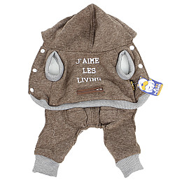 Костюм для собак Hawoo 657701 S Коричневый (8833-33843)