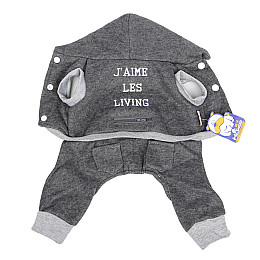 Костюм для собак Hawoo 657701 S Серый (8834-33844)