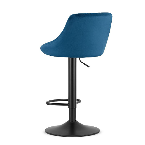 Барний стілець LEOBERT KAST Blue (Aksamit)
