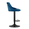 Барний стілець LEOBERT KAST Blue (Aksamit)