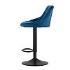 Барний стілець LEOBERT KAST Blue (Aksamit)