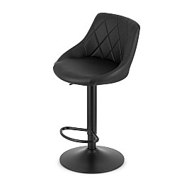 Барный стул LEOBERT KAST Black (екошкіра)