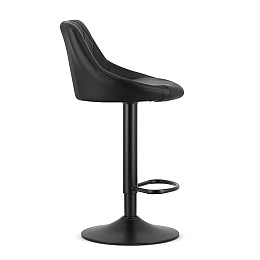 Барный стул LEOBERT KAST Black (екошкіра)