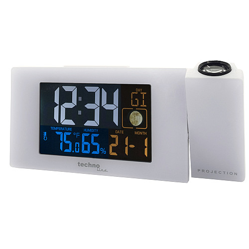 Часы проекционные Technoline WT537 White (WT537)
