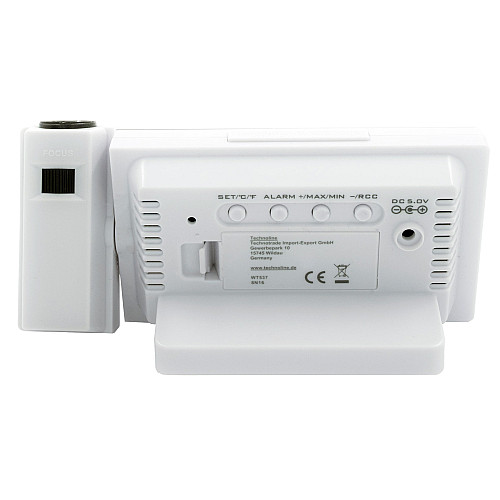 Часы проекционные Technoline WT537 White (WT537)
