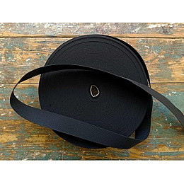 Стропа лента ременная Студия Комфорта полиамид нейлон 25мм Черный (1м)